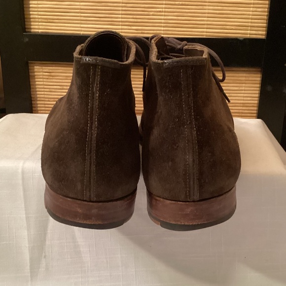 PAUL STUART / Stuart’s Choice Sz 10 suede boots Made in England designer - Picture 5 of 7